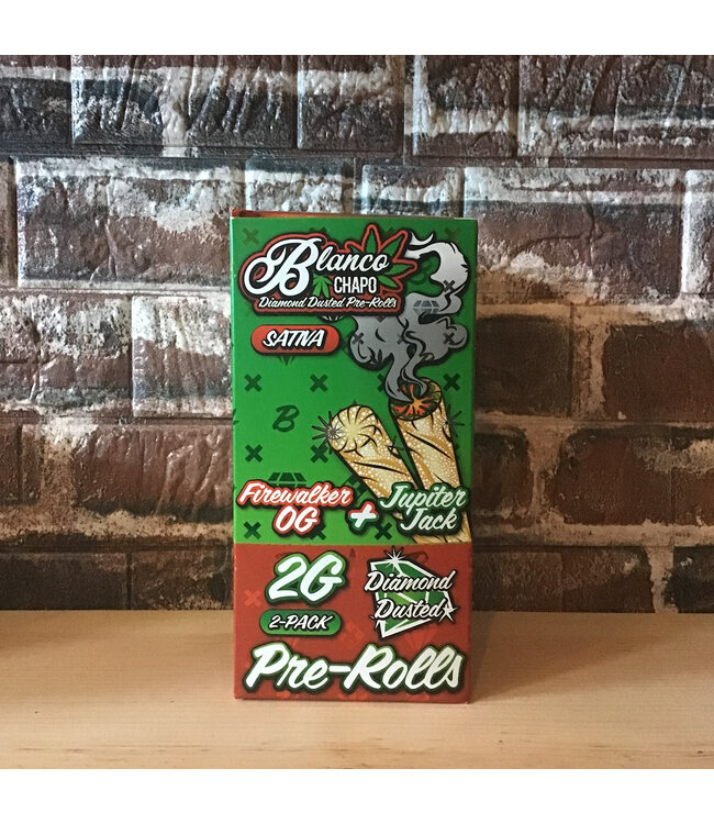 Chapo Blanco 2g Two Pack Pre-roll Firewalker OG/Jupiter Jack - Sativa