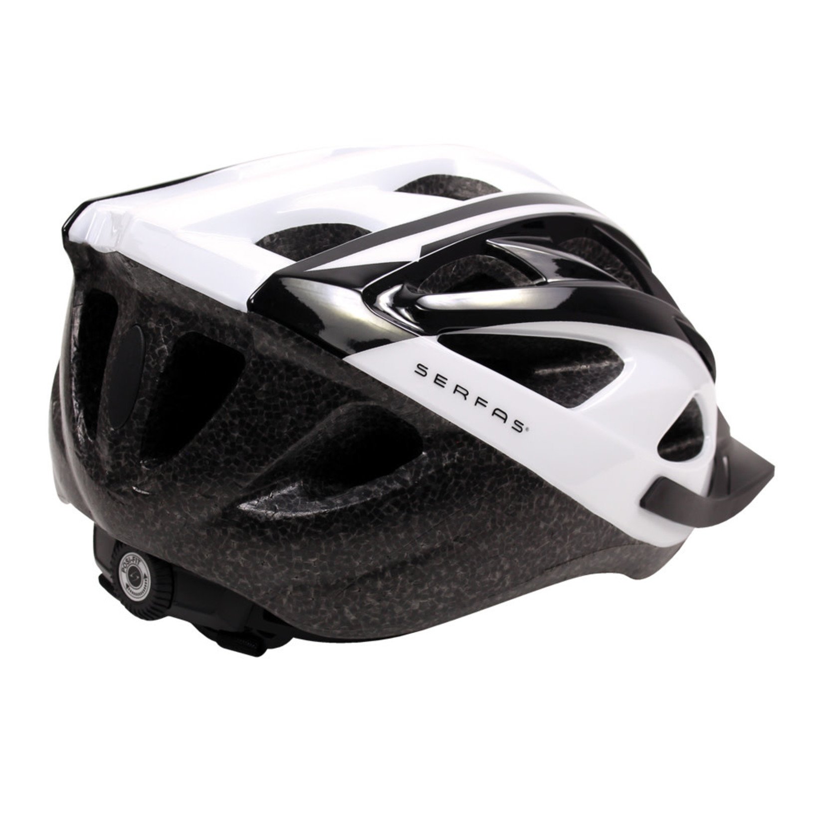 SERFAS Serfas - Karv Gloss White/Black Helmet  HT-204 Lg/Xl