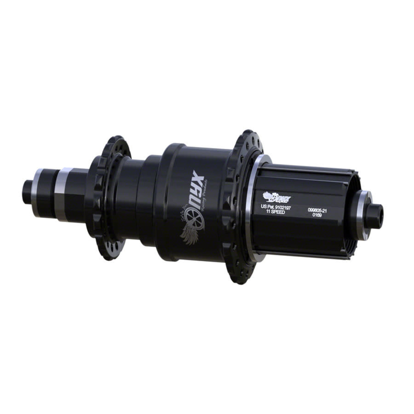 ONYX Racing Products Onyx Vesper Rear Hub - QR x 130mm, HG11, Black, 28H