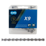 KMC KMC X9 EPT Chain - 9-Speed 116 Links Gray