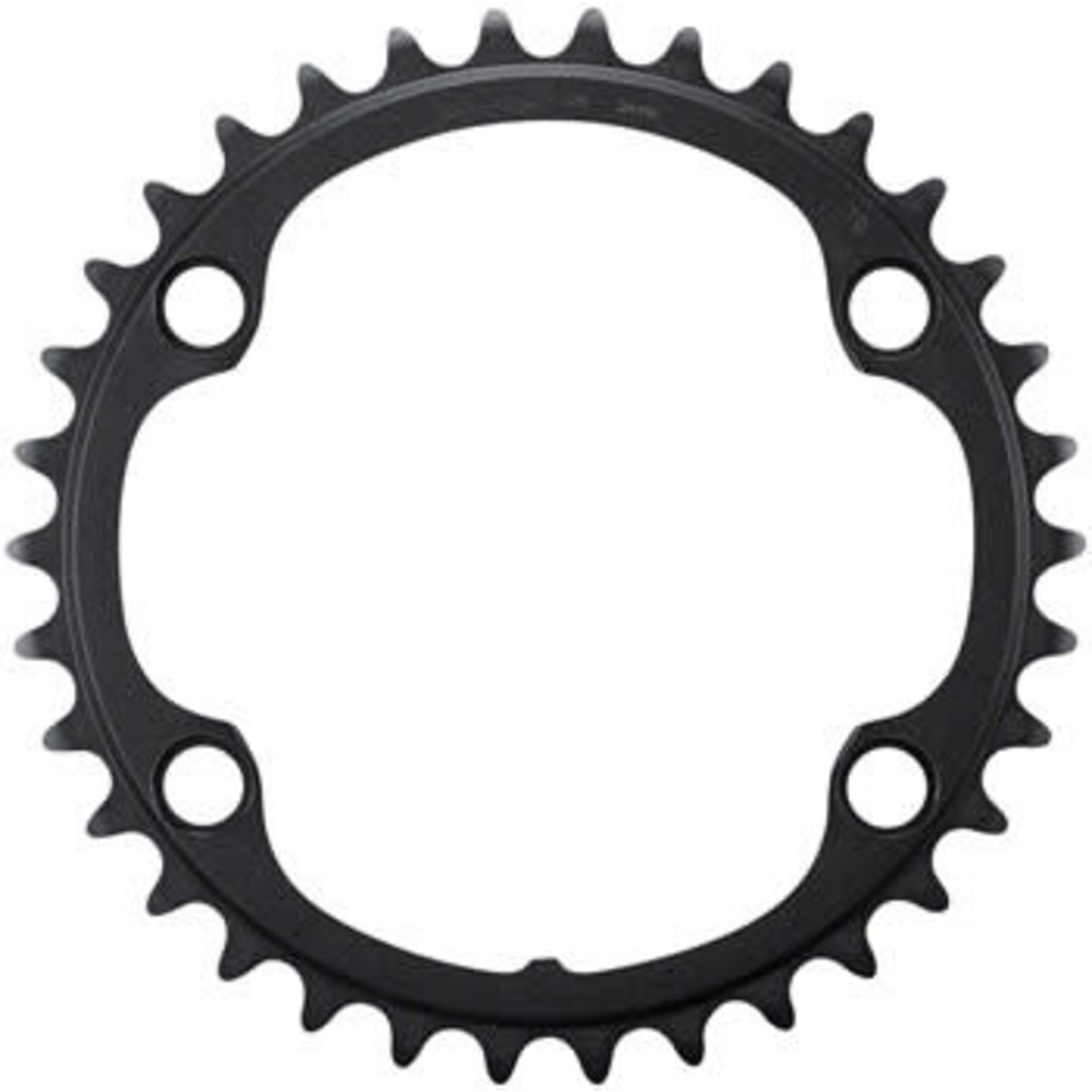 SHIMANO Shimano Ultegra FC-R8100 12-Speed Chainring - 34t, Asymmetric 110 BCD, Black, NK