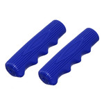 F&R Cycles Grips 7/8 Long 115mm Kraton Rubber 212 Blue