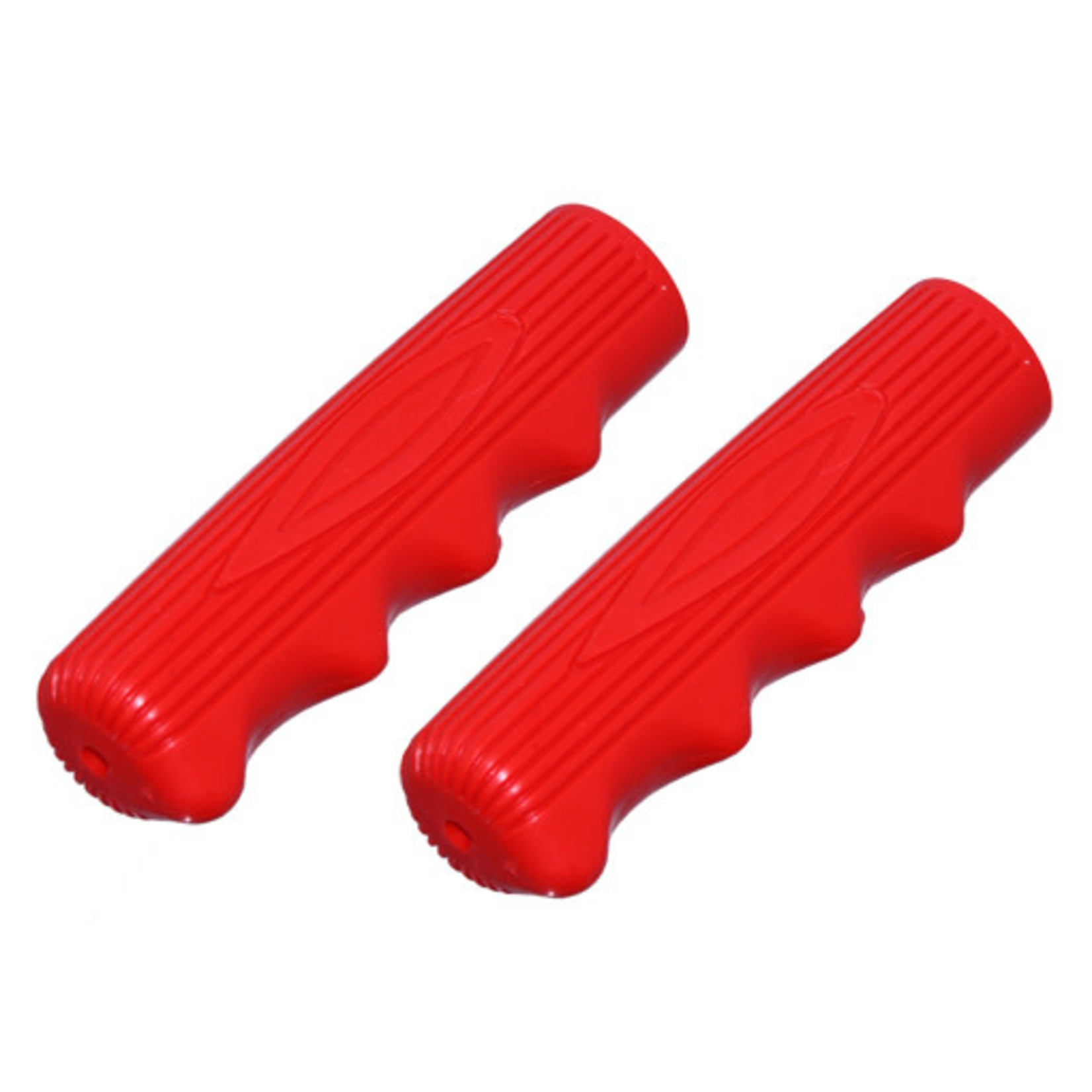 F&R Cycles Grips 7/8 Long 115mm Kraton Rubber 212 Red