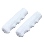 F&R Cycles Grips 7/8 Long 115mm Kraton Rubber 212 White