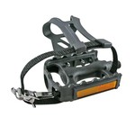 EVO EVO, Adventure Plus, Pedals with toe-clips and straps, Black