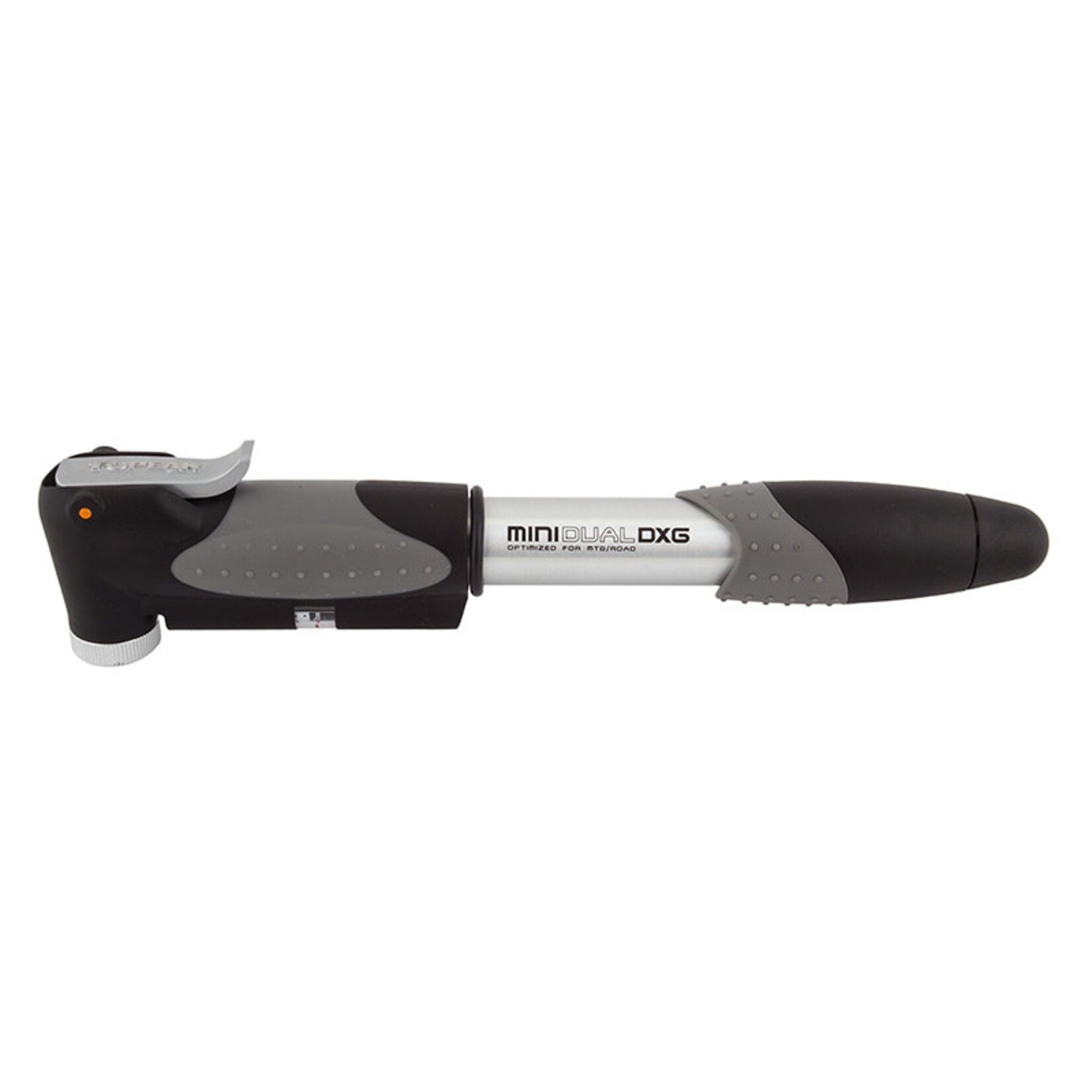 TOPEAK Topeak Mini Master Blaster DXG Frame Pump with Gauge: Silver/Black