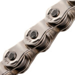 KMC KMC,HL1 Wide,KMC CHAIN,HL1 Wide x 100L,SILVER, HALF LINK CHAIN