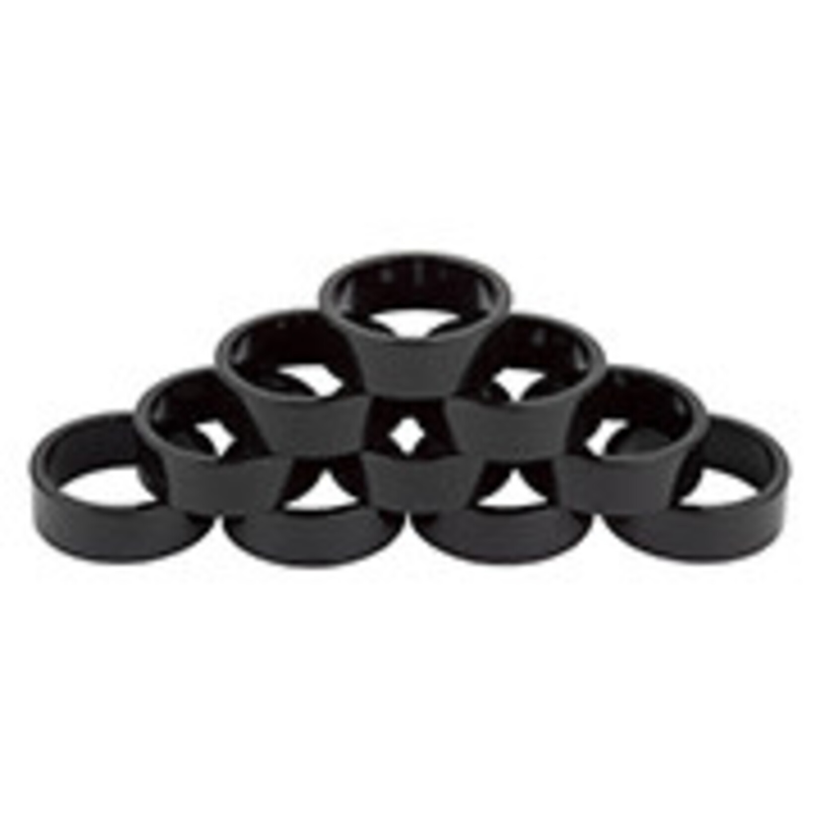 ORIGIN8 Origin8 Headset Spacer Aly, 10mmx1", Black