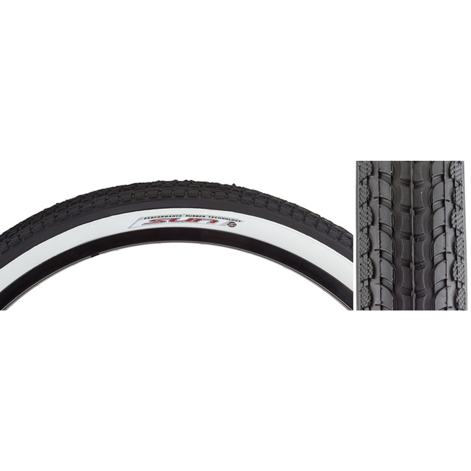 SUNLITE TIRE SUNLT 24x2.125 BK/WH CRUISER K927w/SUNLOGO WIRE