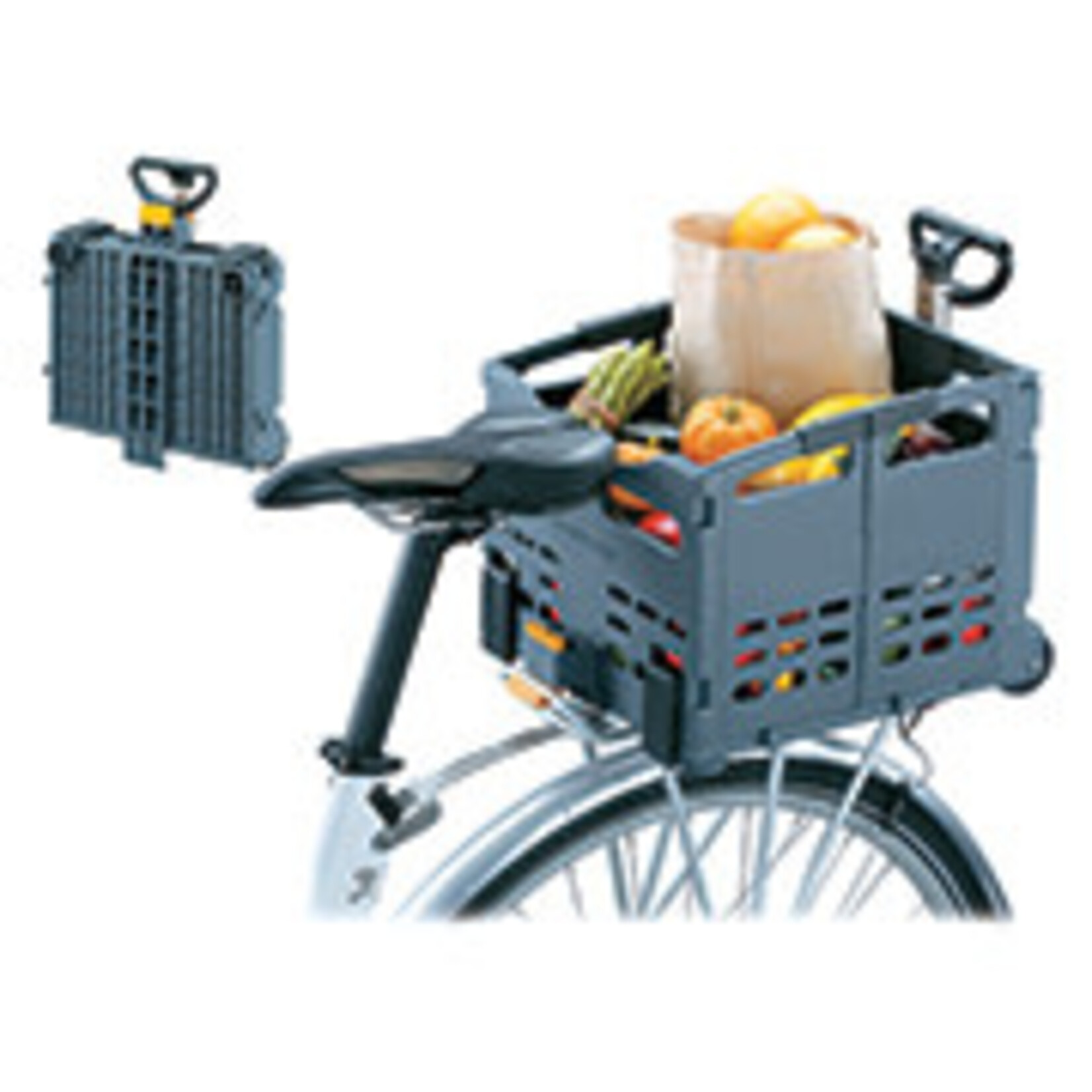 TOPEAK Topeak TrolleyTote Folding MTX Rear Basket