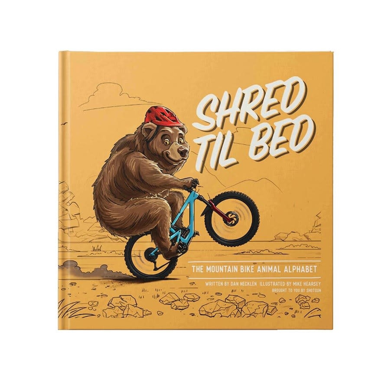 Kids Ride Shotgun Shred til bed The mountain bike animal alphabet book