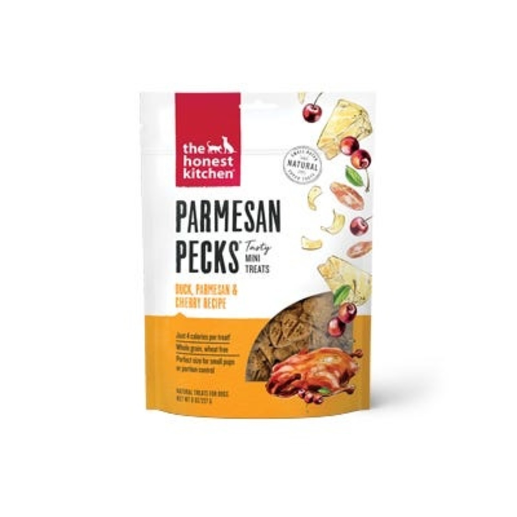 Honest Kitchen TREAT PARMESAN PECKS DUCK PARMESAN CHERRY 8 OZ