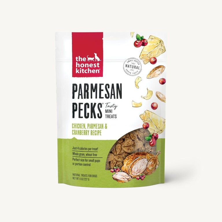 Honest Kitchen TREAT PARMESAN PECKS CHICKE PARMESAN CRANBERRY 8 OZ
