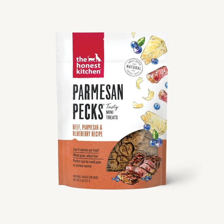 Honest Kitchen TREAT PARMESAN PECKS BEEF PARMESAN BLUEBERRY 8 OZ