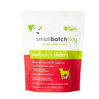 Small Batch FRZN DOG SLIDERS BEEF 3#