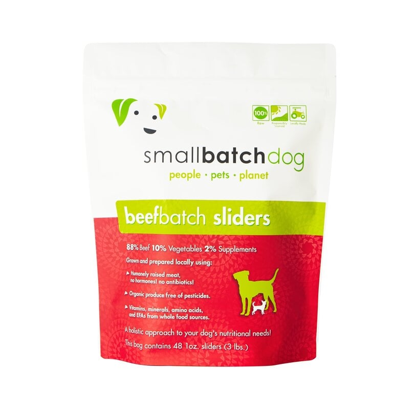 Small Batch FRZN DOG SLIDERS BEEF 3#