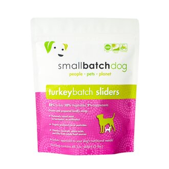 Small Batch FRZN DOG SLIDERS TURKEY 3#