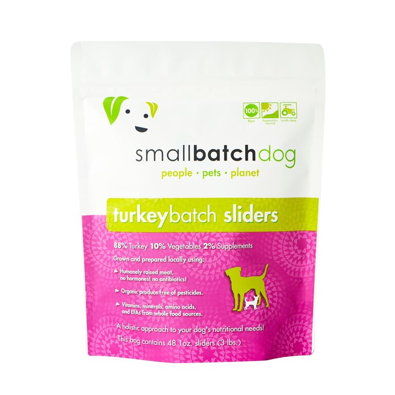 Small Batch FRZN DOG SLIDERS TURKEY 3#