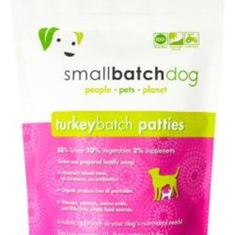 Small Batch FRZN DOG PATTIES TURKEY 6#