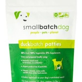 Small Batch FRZN DOG PATTIES  DUCK 6#
