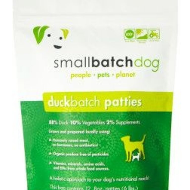 Small Batch FRZN DOG PATTIES  DUCK 6#