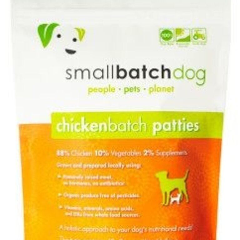 Small Batch FRZN DOG PATTIES CHICKEN 6#