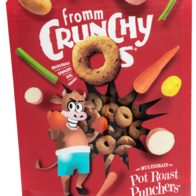 Fromm TREATS DOG CRUNCHY O'S POT ROAST PUNCHERS 26 OZ