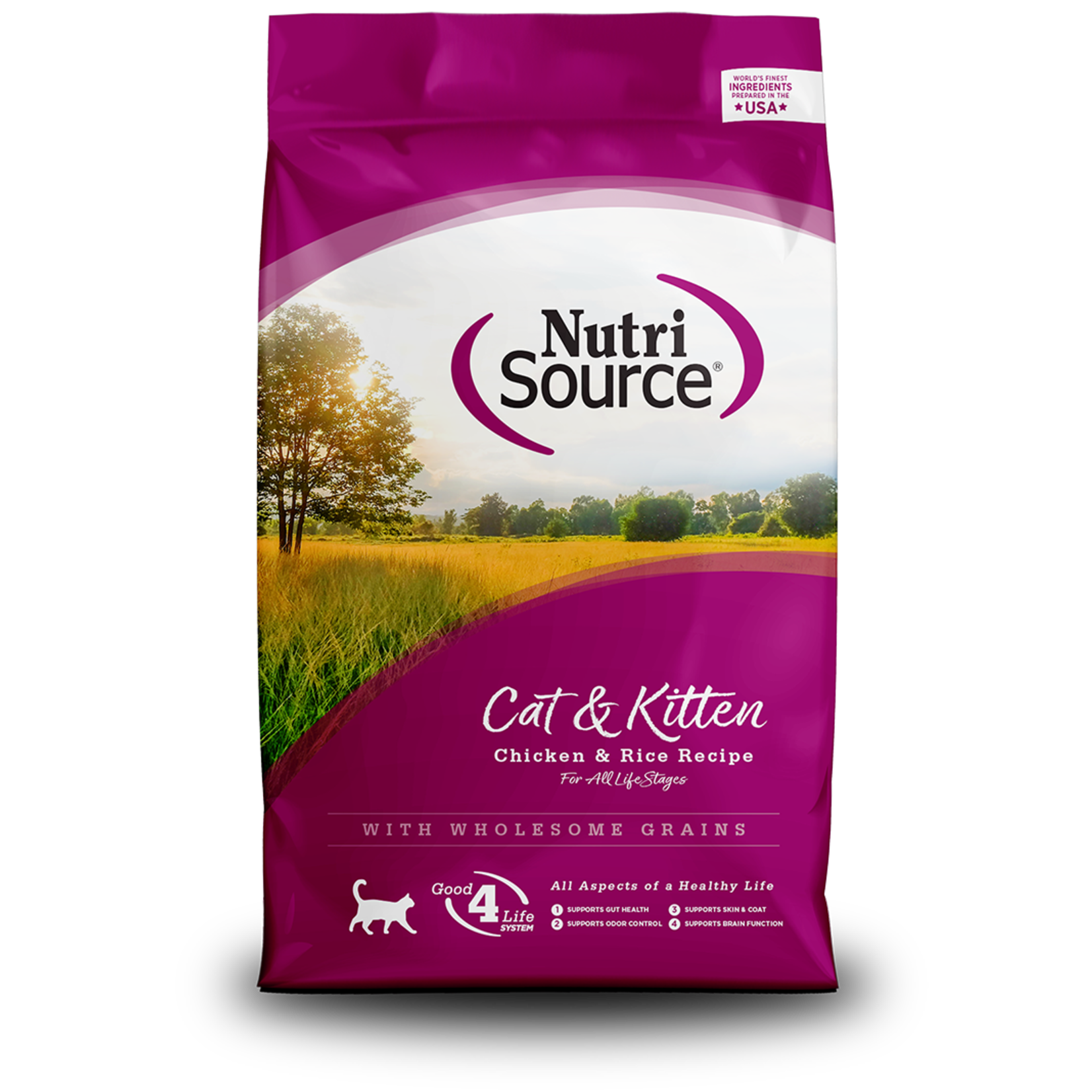 Nutrisource Cat & Kitten Dry Chicken & Rice 1.5#