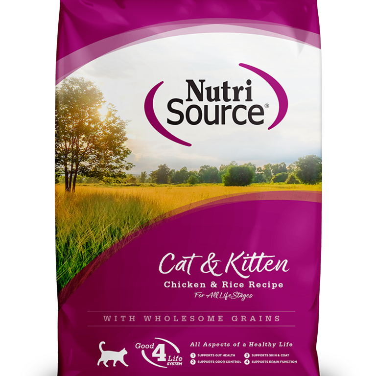 Nutrisource Cat & Kitten Dry Chicken & Rice 1.5#