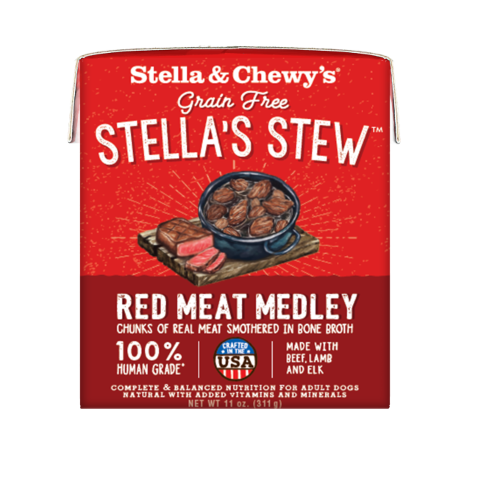 Stella & Chewy's STELLA & CHEWYS STEWS DOG RED MEAT MEDLEY 11 OZ 12/CS