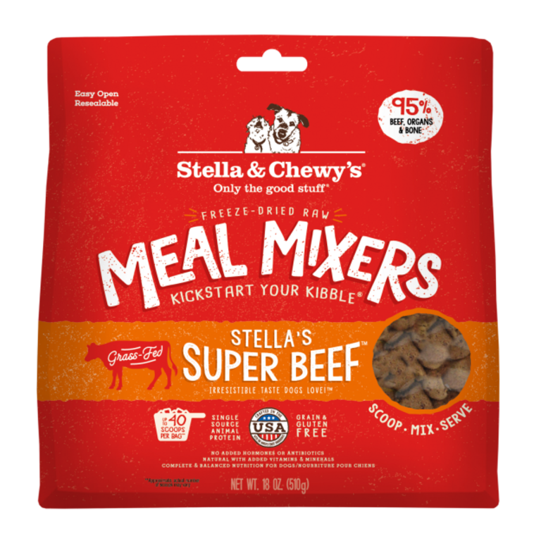 Stella & Chewy's STELLA & CHEWY'S MEAL MIXERS FD SUPER BEEF 18 OZ