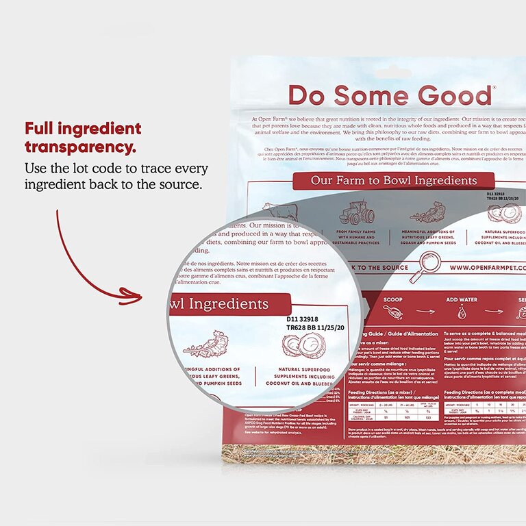 Open Farm OPEN FARM DOG FD RAW BEEF