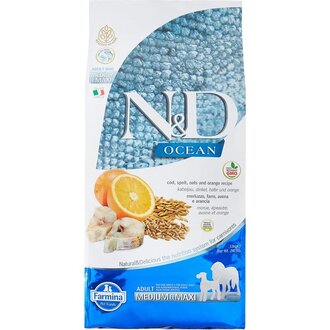 Farmina Farmina Ancestral Grain dog Ocean  cod oran adult med maxi
