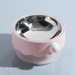 Furrytail Furrytail Mayitwill Clown Cat Bowl  Pink