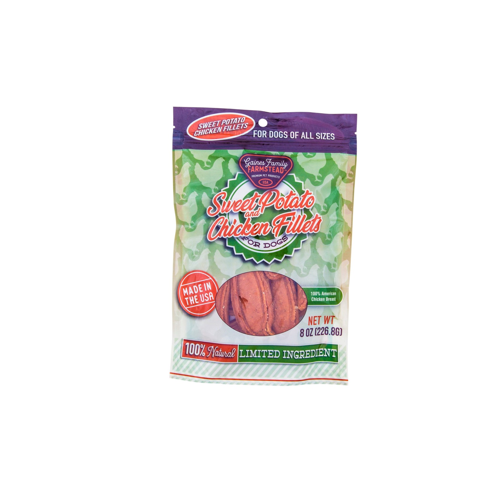 Gaines Family GAINES FAMILY SWEET POTATO & CHICKEN FILET 8OZ