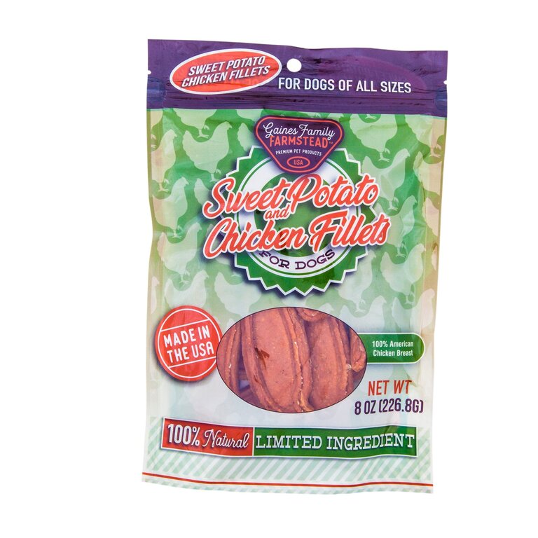 Gaines Family GAINES FAMILY SWEET POTATO & CHICKEN FILET 8OZ