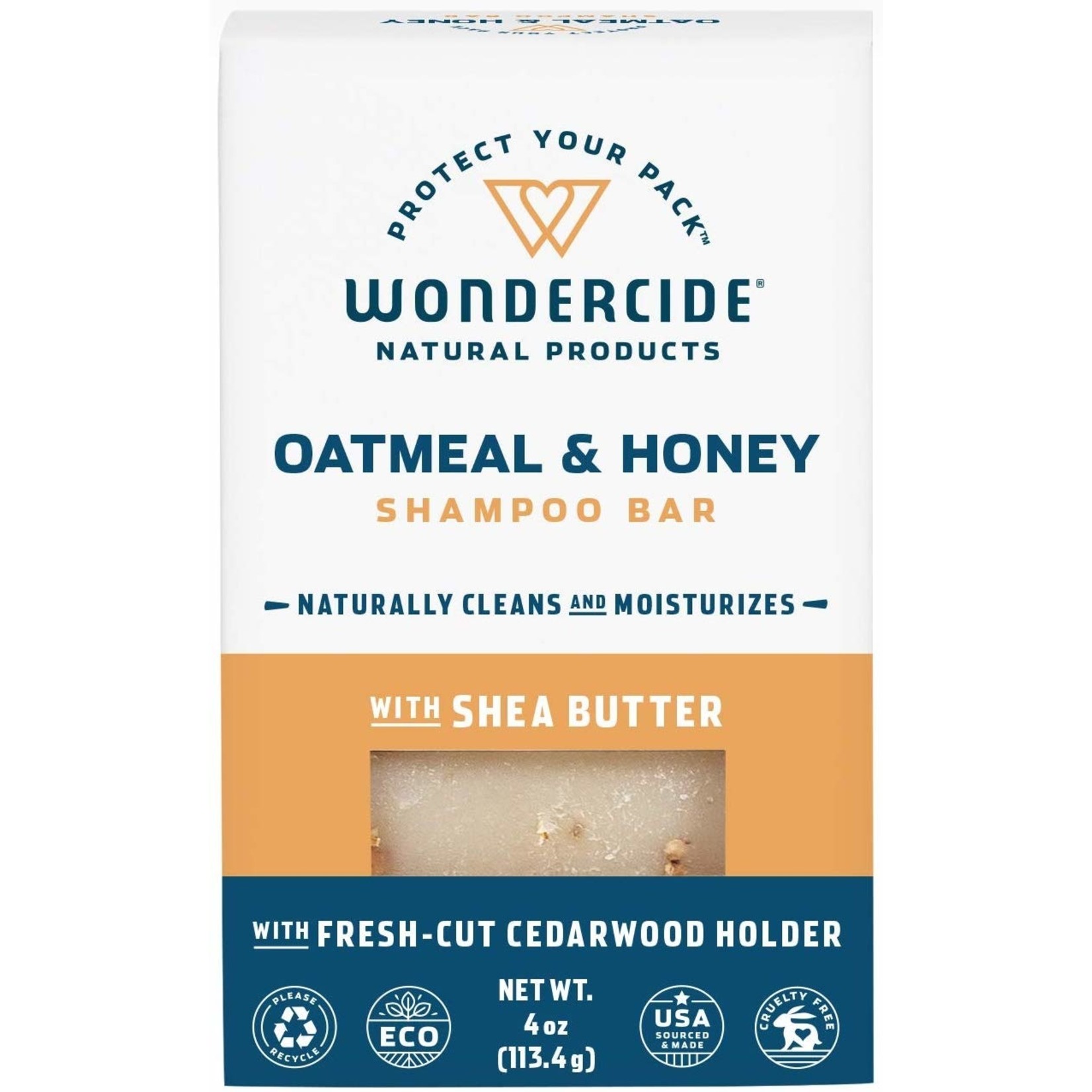 Wondercide Wondercide Oatmeal & Honey Shampoo Bar 4.3oz.