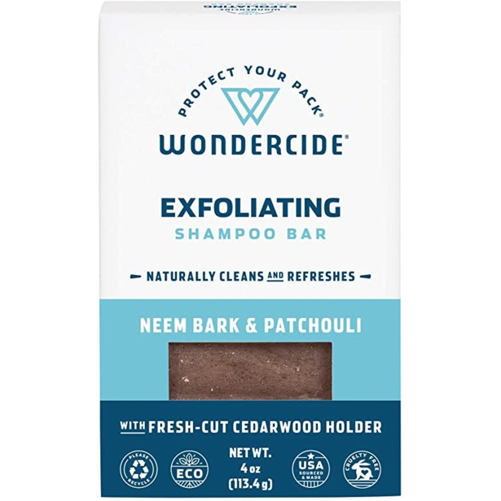Wondercide Wondercide Exfoliating Shampoo Bar .65oz. Trial