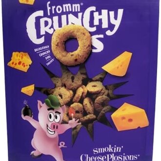 Fromm Fromm Crunchy O‚Äôs Smokin‚Äô Cheese Plosions flavor 26 oz