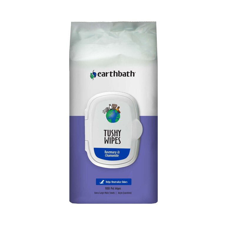 Earthbath EARTHBATH WIPES TUSHY ROSEMARY CHAMOMILE 100CT