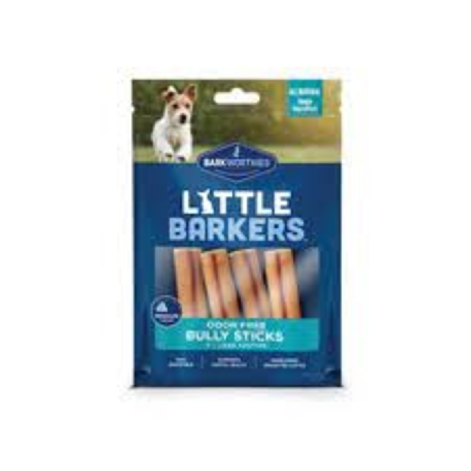 Barkworthies BARKWORTHIES Little Barkers Bully Sticks 4" Odor Free