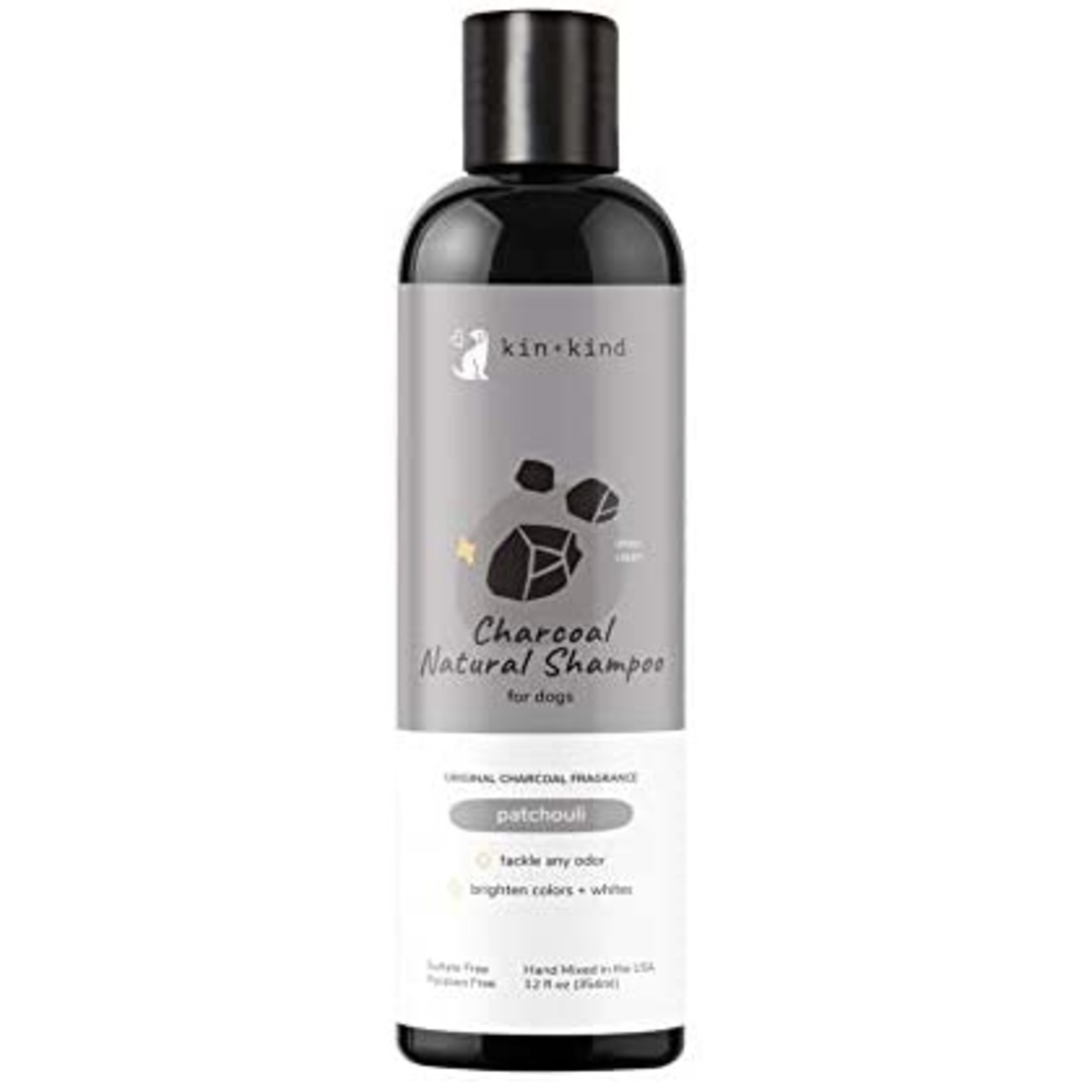 Kin + Kind KIN+KIND SHAMPOO CHARCOAL PATCHOULI 12OZ