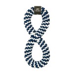 Tall Tails TALL TAILS DOG TOY BRAIDED  INFINITY TUG NAVY 11"