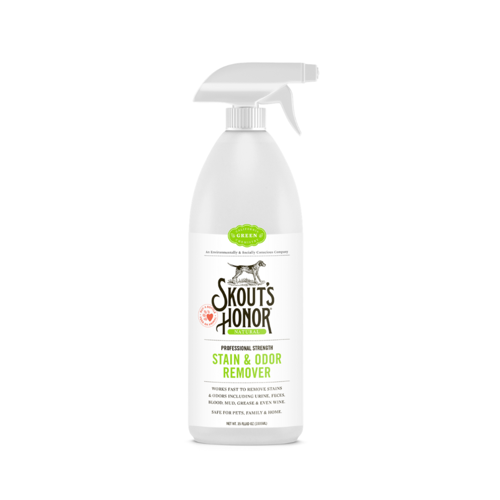 Skouts Honor SK HONOR CLEANING STAIN ODOR REMOVER 35 OZ GREEN LABEL