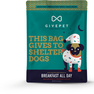 Givepet GIVEPET DOG TREAT BISCUIT BREAKFAST ALL DAY 12 OZ