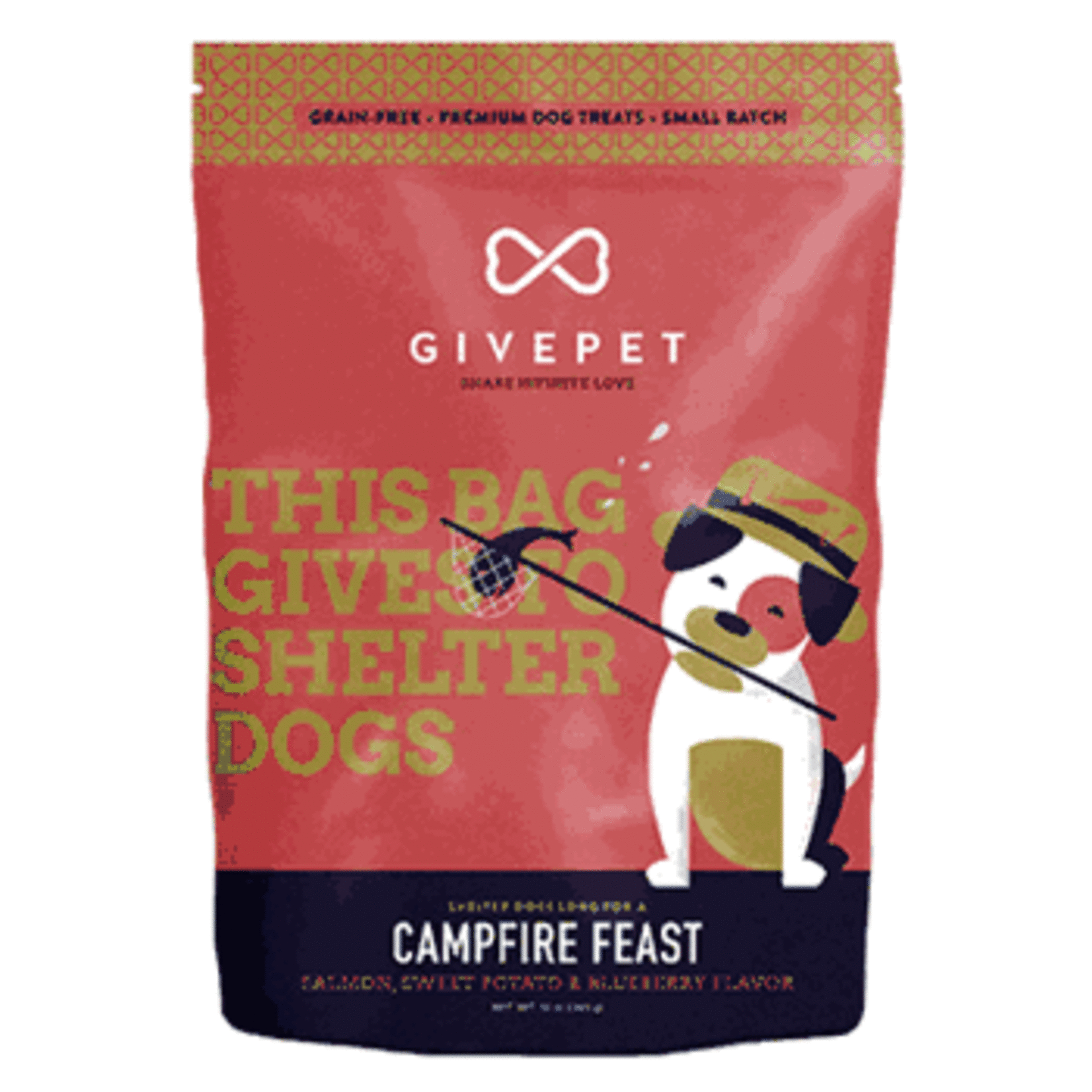 Givepet GIVEPET DOG TREAT BISCUIT CAMPFIRE FEAST 12 OZ