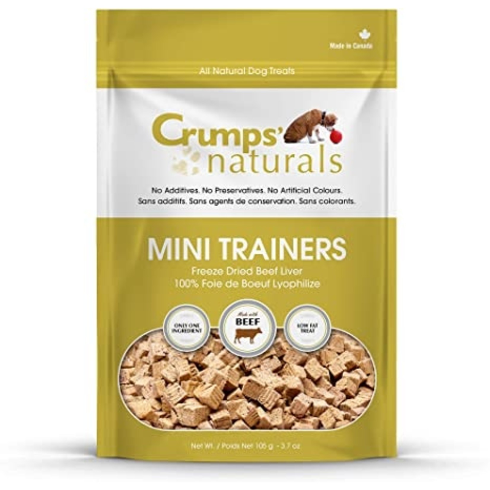 Crumps CRUMPS DOG TREATS MINI TRAINER FD BEEF LIVER 4.4 OZ