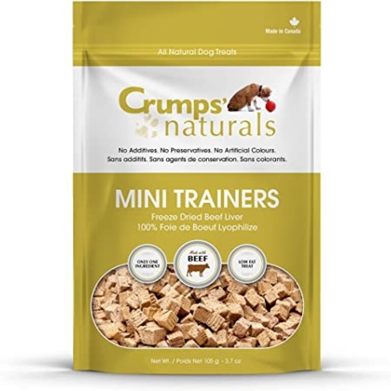 Crumps CRUMPS DOG TREATS MINI TRAINER FD BEEF LIVER 4.4 OZ