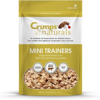 Crumps CRUMPS DOG TREATS MINI TRAINER FD BEEF LIVER 1.8 OZ