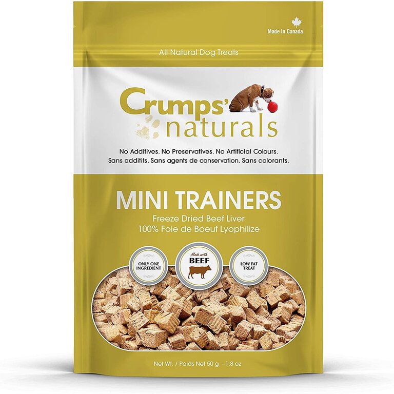 Crumps CRUMPS DOG TREATS MINI TRAINER FD BEEF LIVER 1.8 OZ